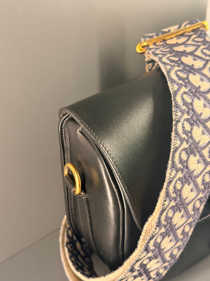 DIOR BLACK LARGE BOBBY CROSSBODY BAG