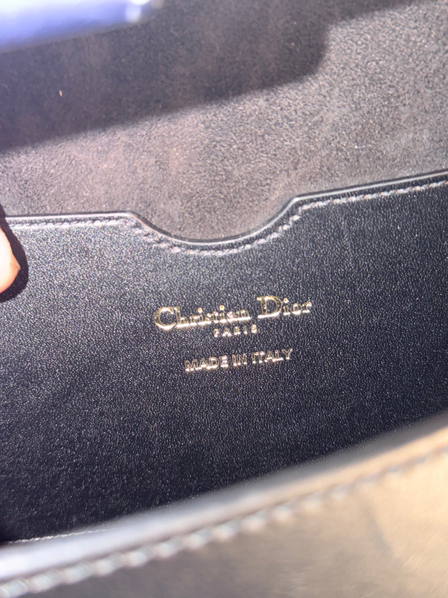 DIOR BLACK LARGE BOBBY CROSSBODY BAG