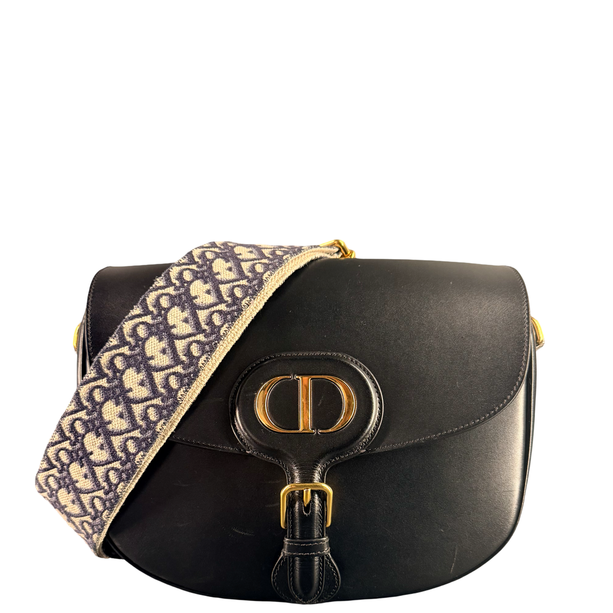 DIOR BLACK LARGE BOBBY CROSSBODY BAG