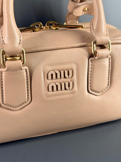 MIU MIU CAMMEO SOFT PADDED ARCADIE HANDBAG