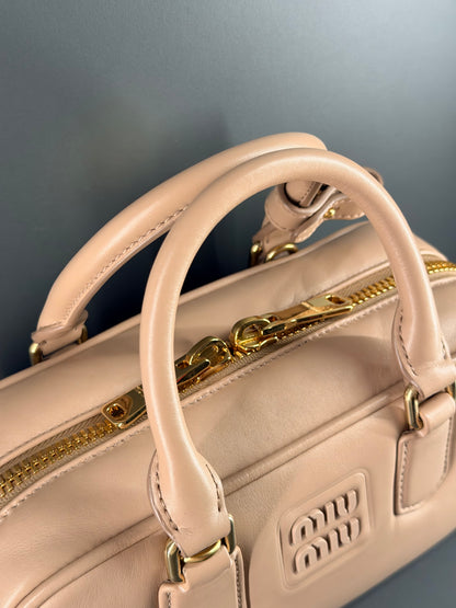 MIU MIU CAMMEO SOFT PADDED ARCADIE HANDBAG