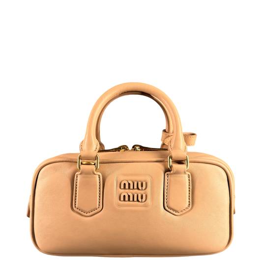 MIU MIU CAMMEO SOFT PADDED ARCADIE HANDBAG
