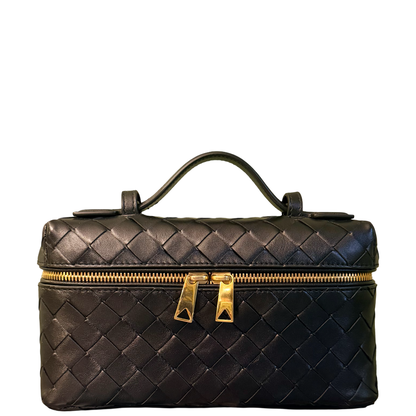 BOTTEGA VENETA BLACK BANG BANG VANITY CROSSBODY BAG