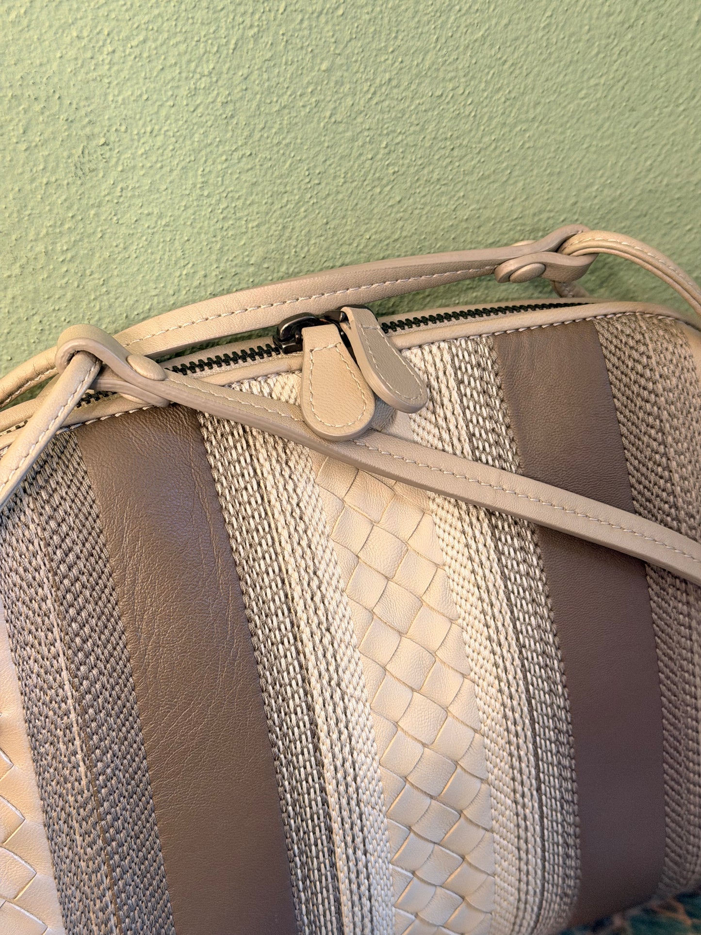 BOTTEGA VENETA TAUPE NODINI CROSSBODY BAG