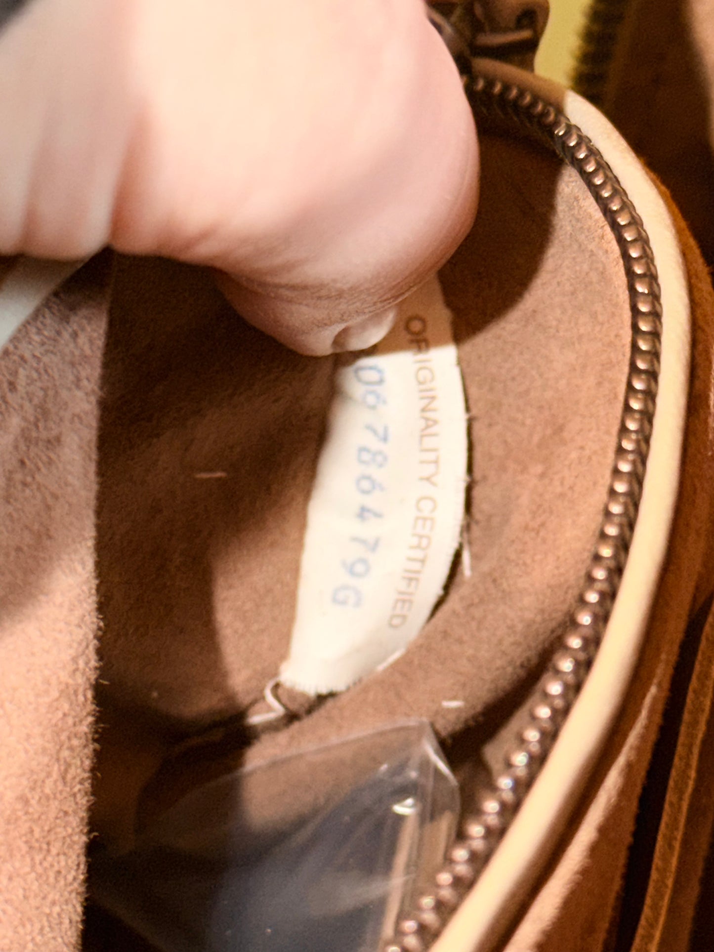 BOTTEGA VENETA TAUPE NODINI CROSSBODY BAG