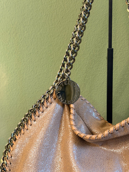 STELLA MCCARTNEY BEIGE MEDIUM FALABELLA SHOULDER BAG