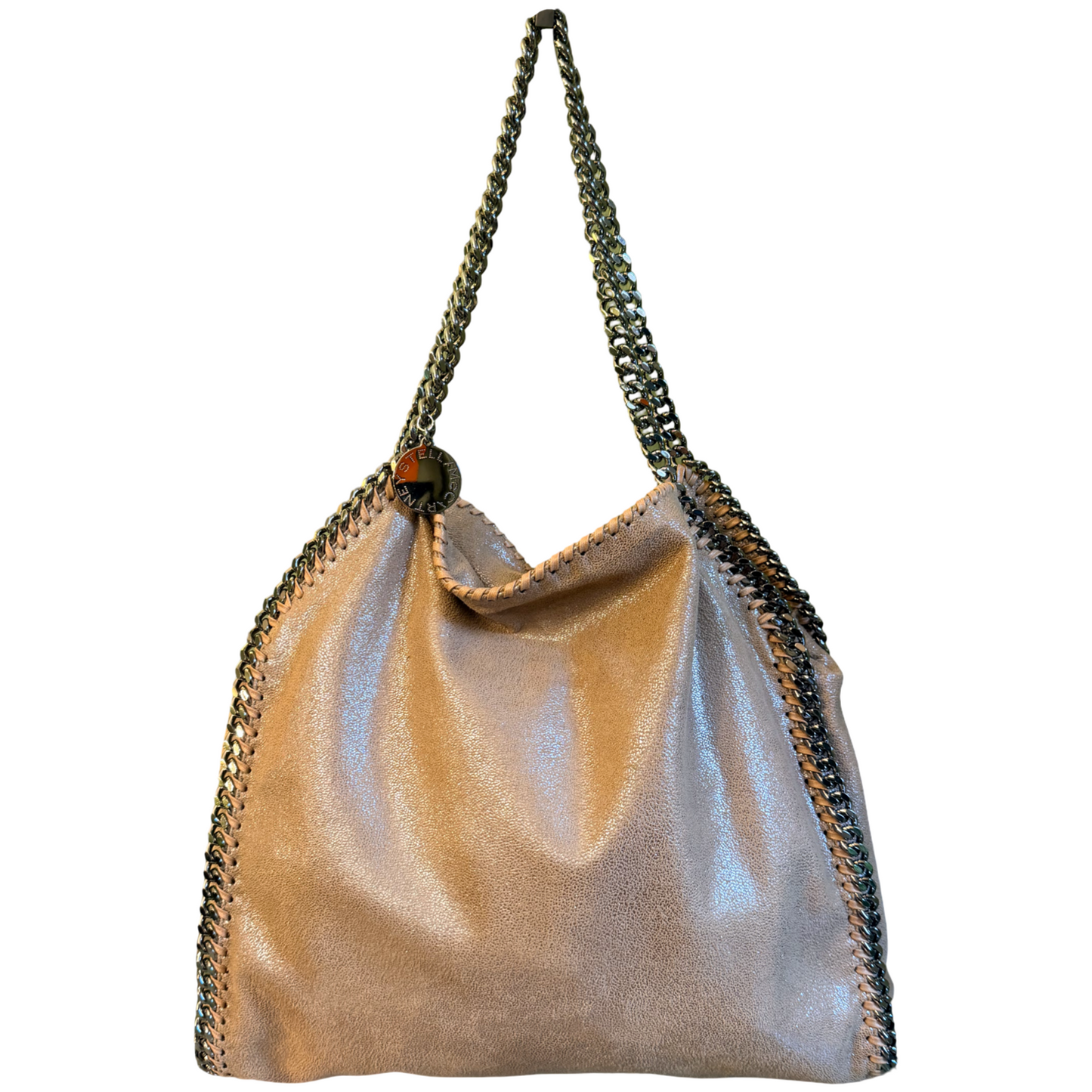 STELLA MCCARTNEY BEIGE MEDIUM FALABELLA SHOULDER BAG