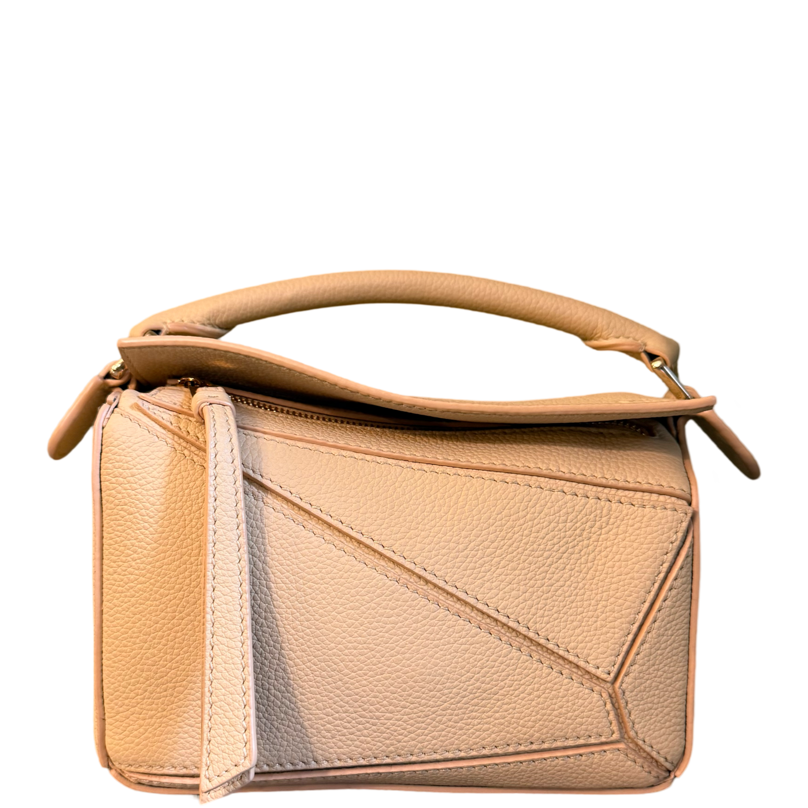 LOEWE BUTTER YELLOW MINI PUZZLE CROSSBODY BAG