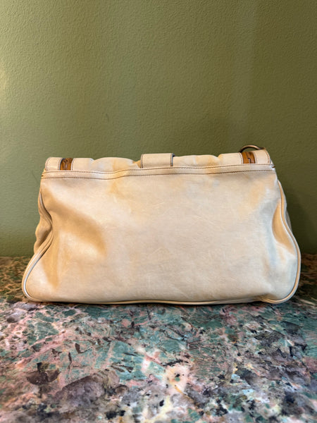 DIOR BEIGE GAUCHO SHOULDER BAG