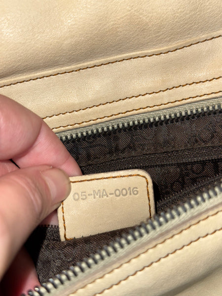 DIOR BEIGE GAUCHO SHOULDER BAG