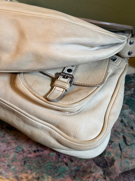 DIOR BEIGE GAUCHO SHOULDER BAG