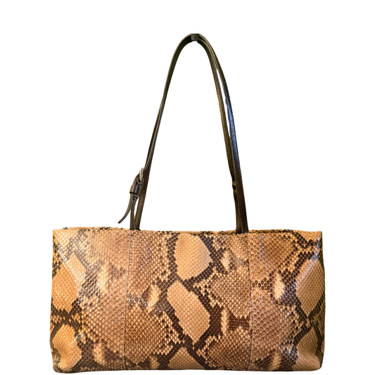 PRADA PYTON EAST WEST SHOULDER BAG