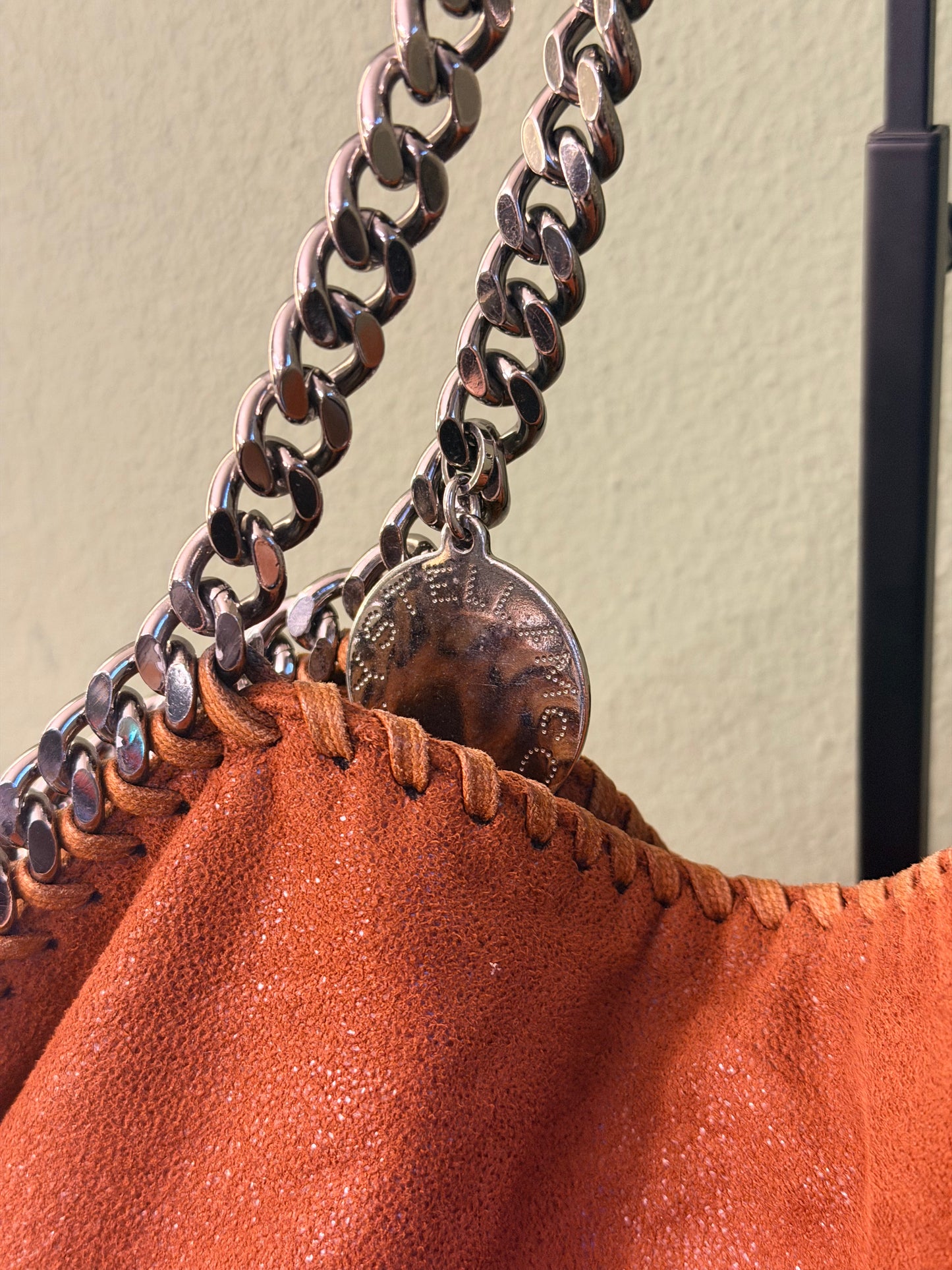 STELLA MCCARTNEY BROWN FALABELLA FOLD HANDBAG