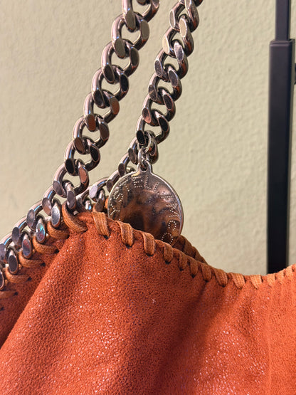 STELLA MCCARTNEY BROWN FALABELLA FOLD HANDBAG