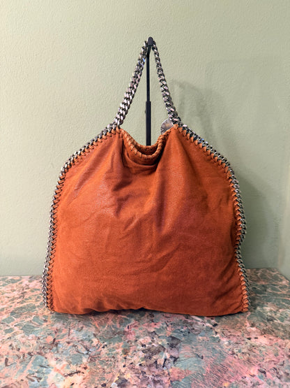 STELLA MCCARTNEY BROWN FALABELLA FOLD HANDBAG