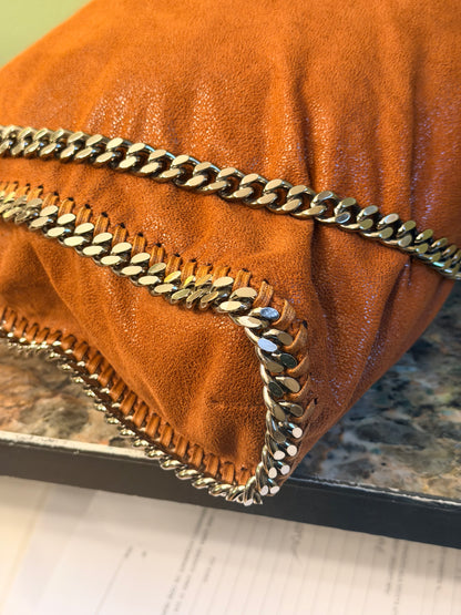 STELLA MCCARTNEY BROWN FALABELLA FOLD HANDBAG