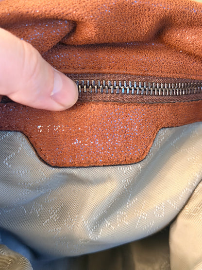 STELLA MCCARTNEY BROWN FALABELLA FOLD HANDBAG