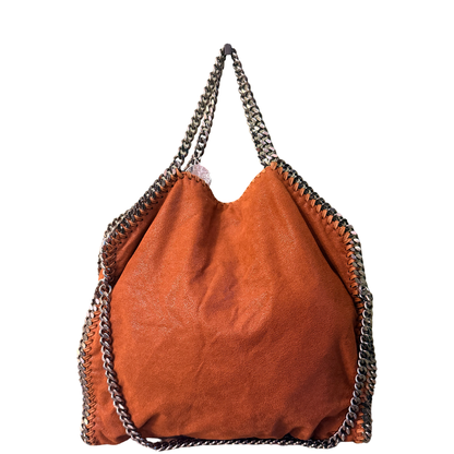 STELLA MCCARTNEY BROWN FALABELLA FOLD HANDBAG