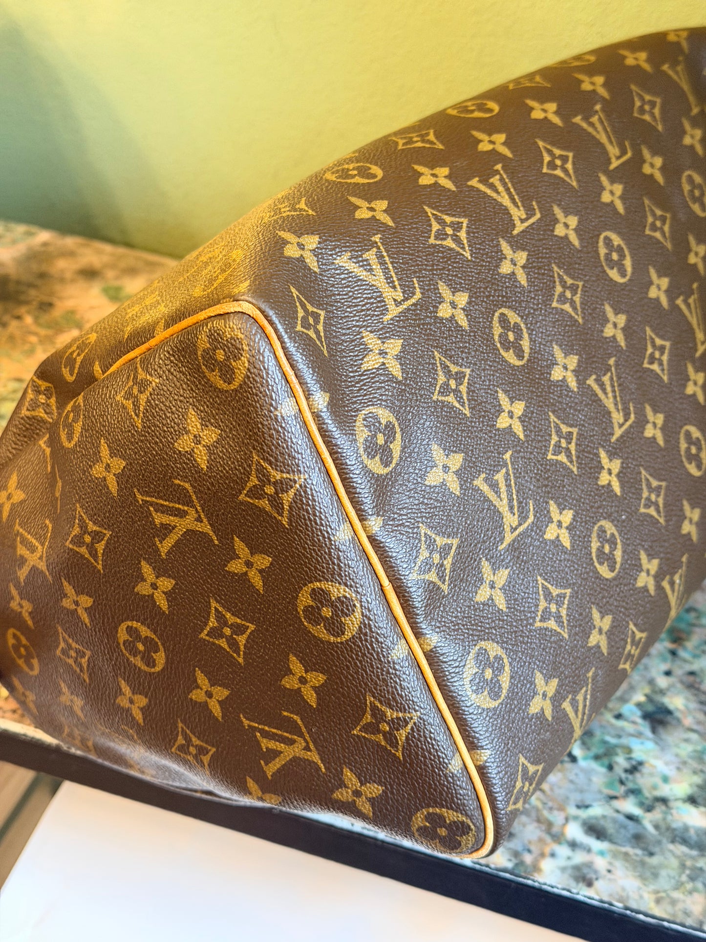 LOUIS VUITTON MONOGRAM SPEEDY 35 BOSTON BAG