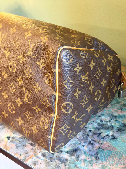 LOUIS VUITTON MONOGRAM SPEEDY 35 BOSTON BAG