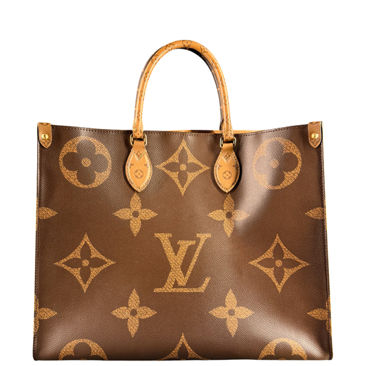 LOUIS VUITTON GIANT MONOGRAM ON THE GO GM SHOPPING TOTE