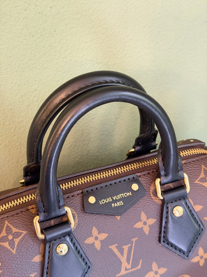 LOUIS VUITTON MONOGRAM SPEEDY TRUNK 20 CROSSBODY BAG