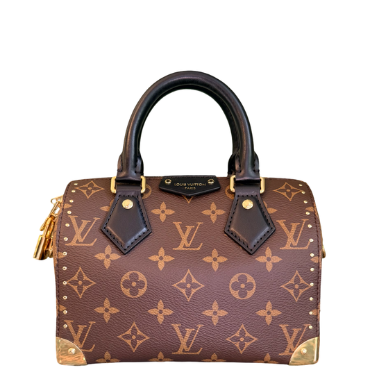 LOUIS VUITTON MONOGRAM SPEEDY TRUNK 20 CROSSBODY BAG