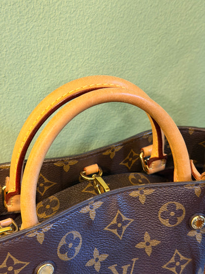 LOUIS VUITTON MONOGRAM MONTAIGNE BB HANDBAG