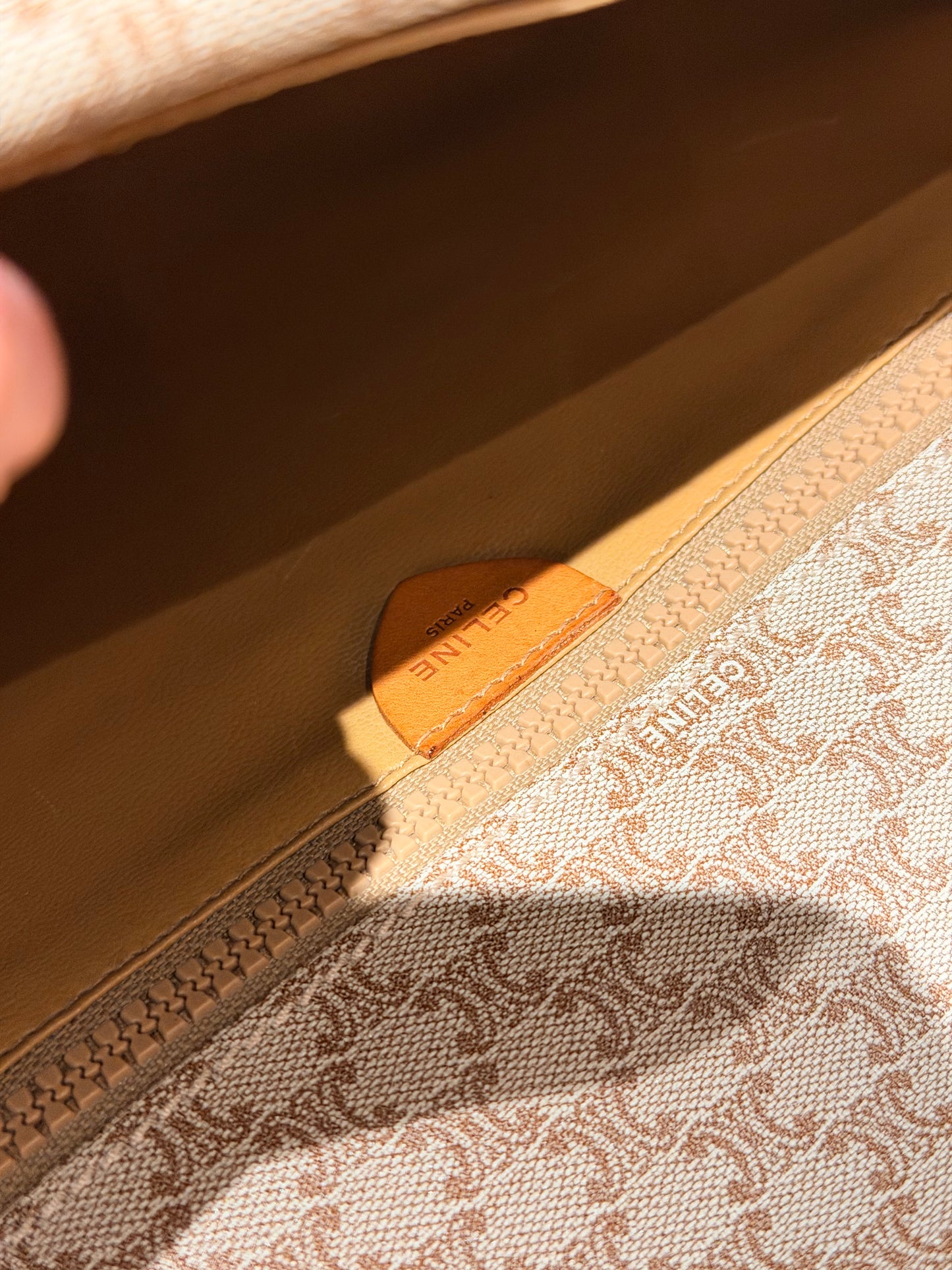 CÈLINE MACADAM ENVELOPE LARGE CLUTCH