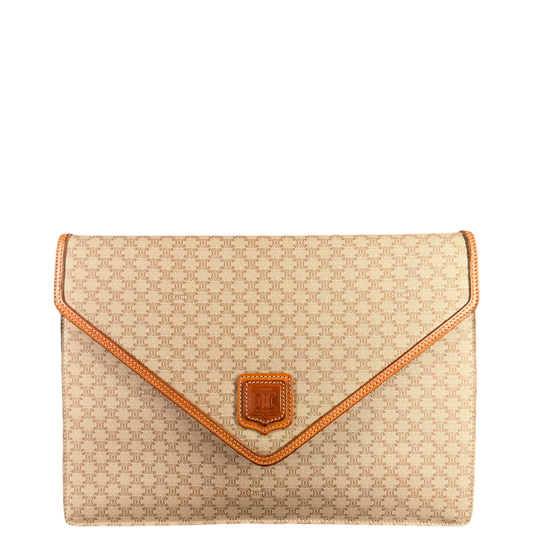 CÈLINE MACADAM ENVELOPE LARGE CLUTCH