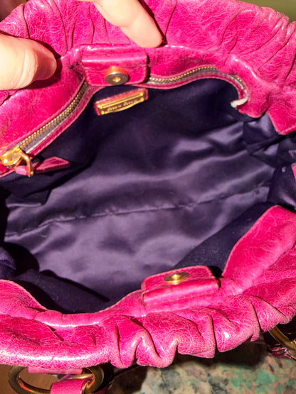 MIU MIU PINK TWO WAY HANDBAG