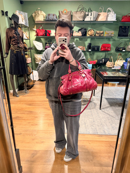 MIU MIU PINK TWO WAY HANDBAG