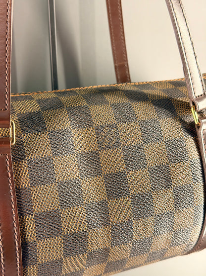 LOUIS VUITTON DAMIER EBENE PAPILLON 30 HANDBAG