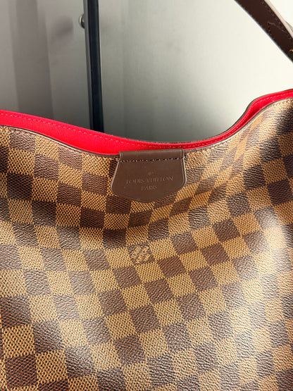 LOUIS VUITTON DAMIER EBENE GRACEFULL HOBO BAG