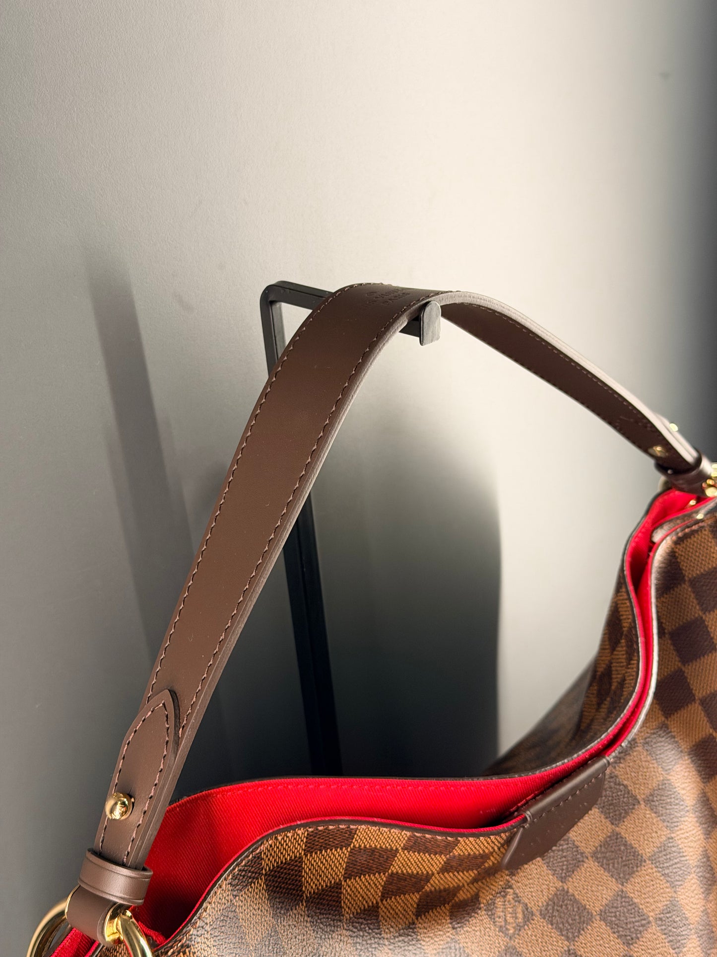 LOUIS VUITTON DAMIER EBENE GRACEFULL HOBO BAG