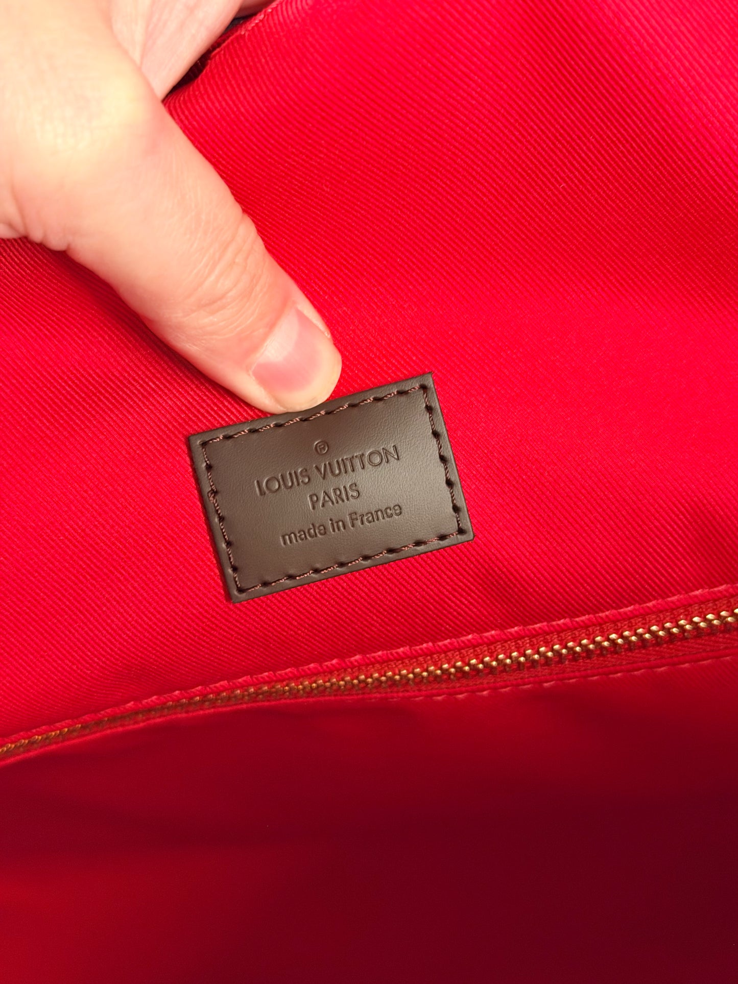 LOUIS VUITTON DAMIER EBENE GRACEFULL HOBO BAG