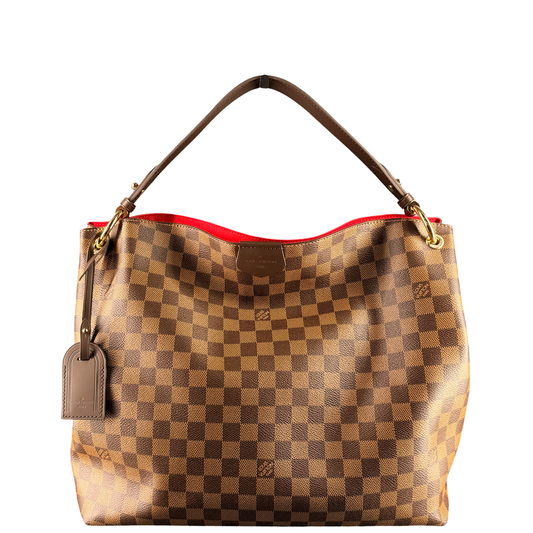 LOUIS VUITTON DAMIER EBENE GRACEFULL HOBO BAG