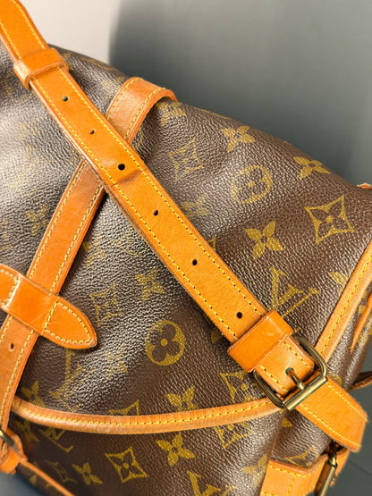 LOUIS VUITTON MONOGRAM SAUMUR 30 CROSSBODY BAG