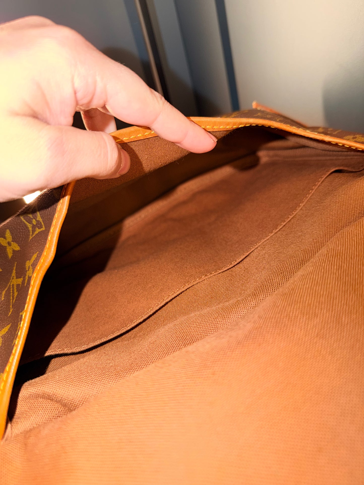 LOUIS VUITTON MONOGRAM SAUMUR 30 CROSSBODY BAG