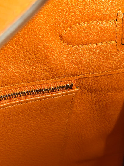 HERMÈS ORANGE H TOGO BIRKIN 35 HANDBAG