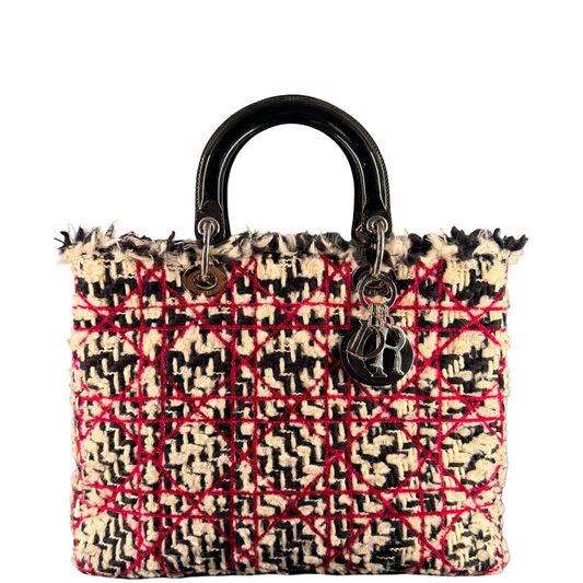 DIOR LARGE BOUCLE LADY DIOR HANDBAG