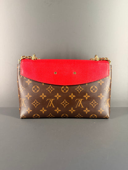 LOUIS VUITTON MONOGRAM SAINT PLACIDE CHAIN SHOULDER BAG