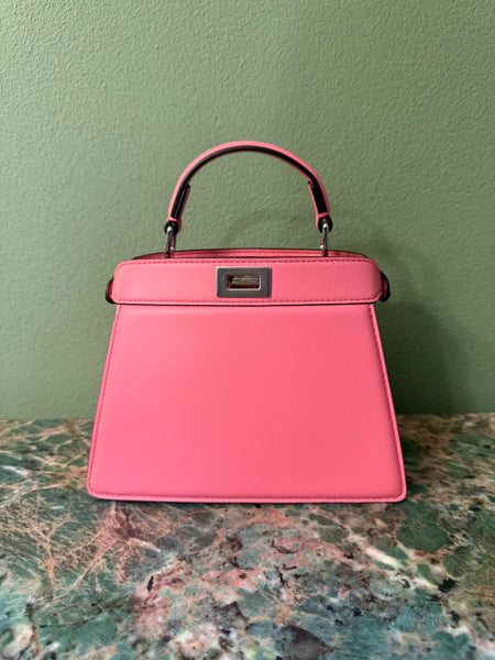 FENDI PINK MINI PEEKABOO HANDBAG