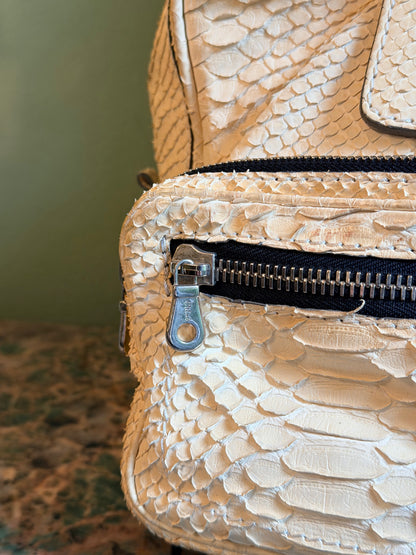 CHLOE CREAM PYTON BETTY HANDBAG