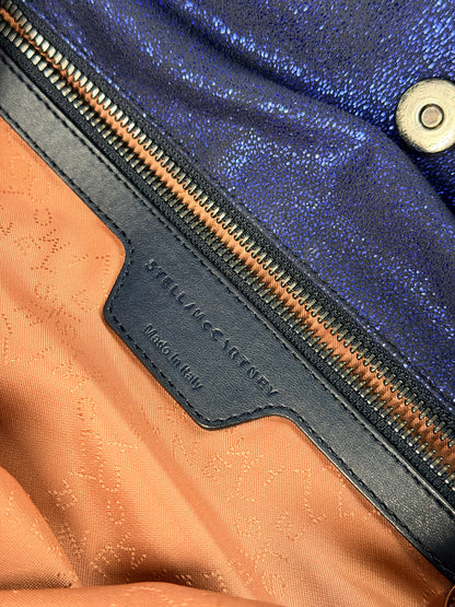 STELLA MCCARTNEY SPARKLING BLUE MEDIUM FALABELLA TOTE BAG