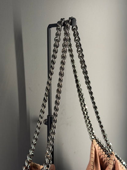 STELLA MCCARTNEY POWDER PINK MEDIUM FALABELLA TOTE BAG
