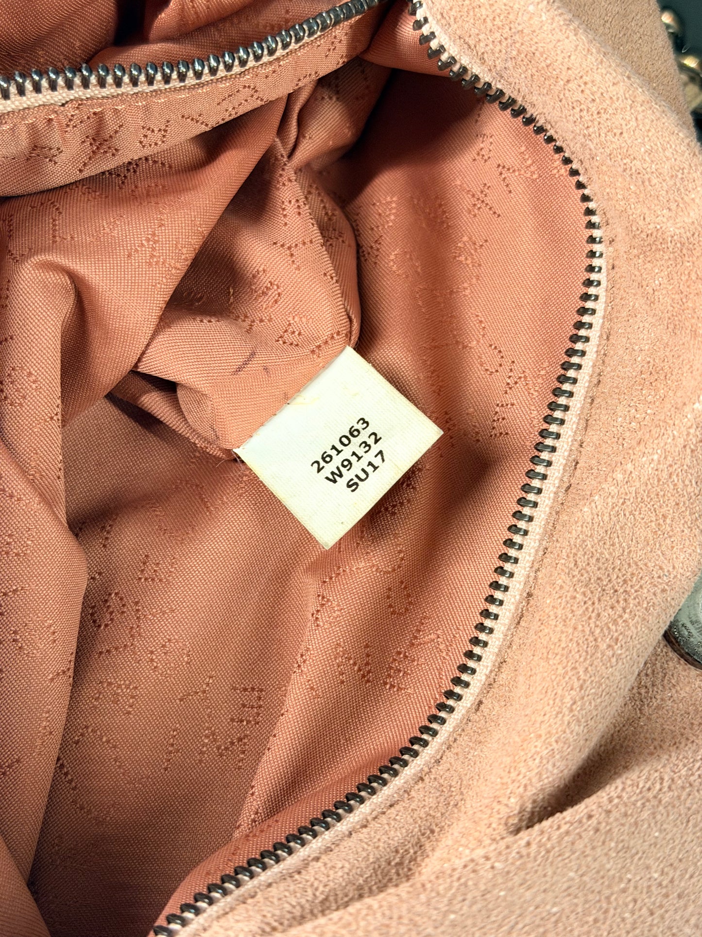 STELLA MCCARTNEY POWDER PINK MEDIUM FALABELLA TOTE BAG