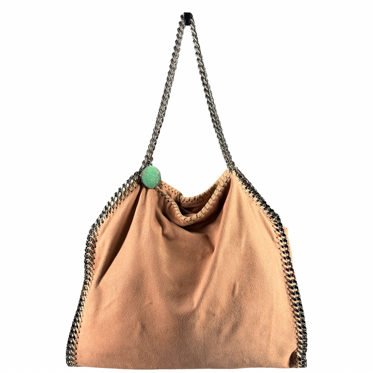 STELLA MCCARTNEY POWDER PINK MEDIUM FALABELLA TOTE BAG