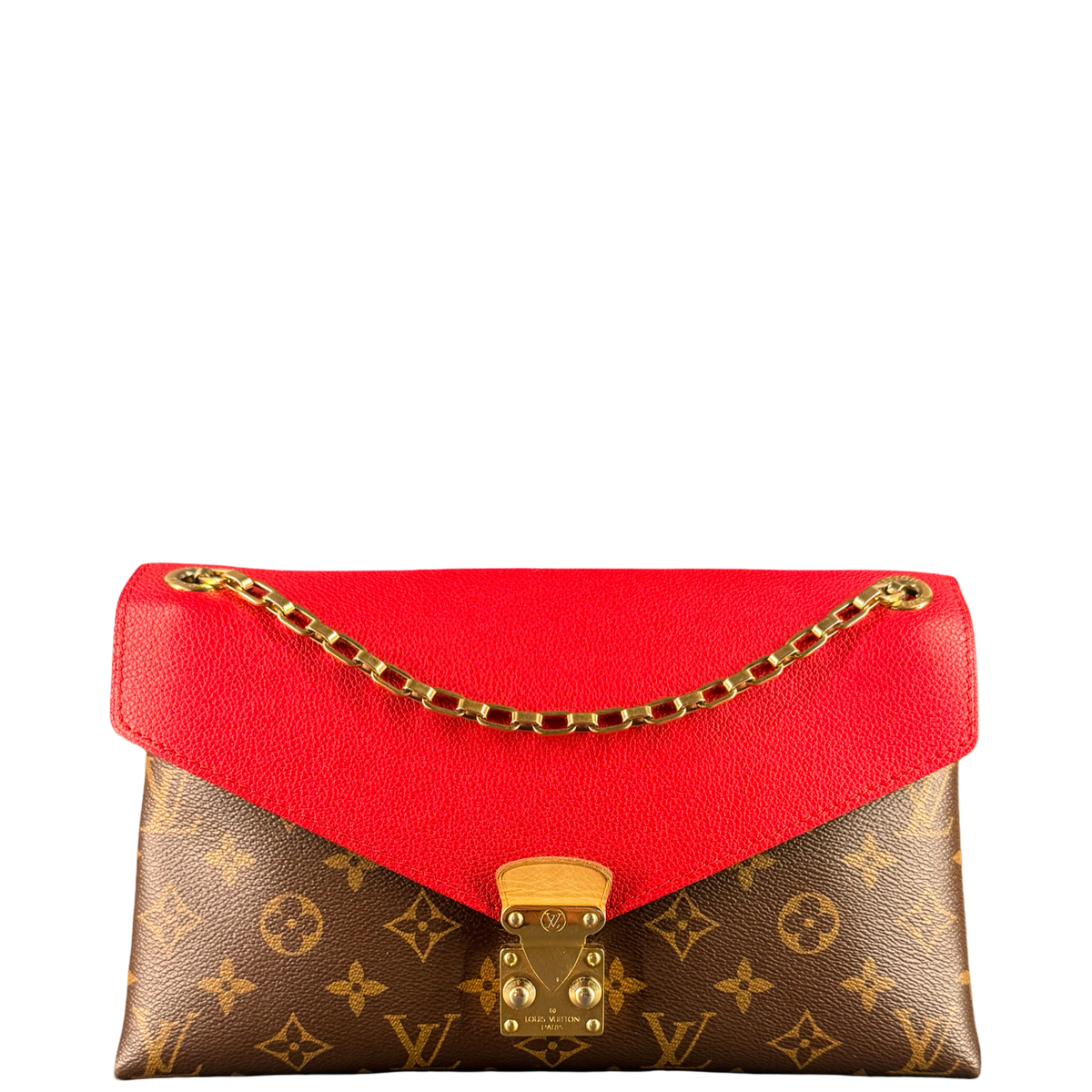 LOUIS VUITTON MONOGRAM PALLAS CHAIN SHOULDER BAG