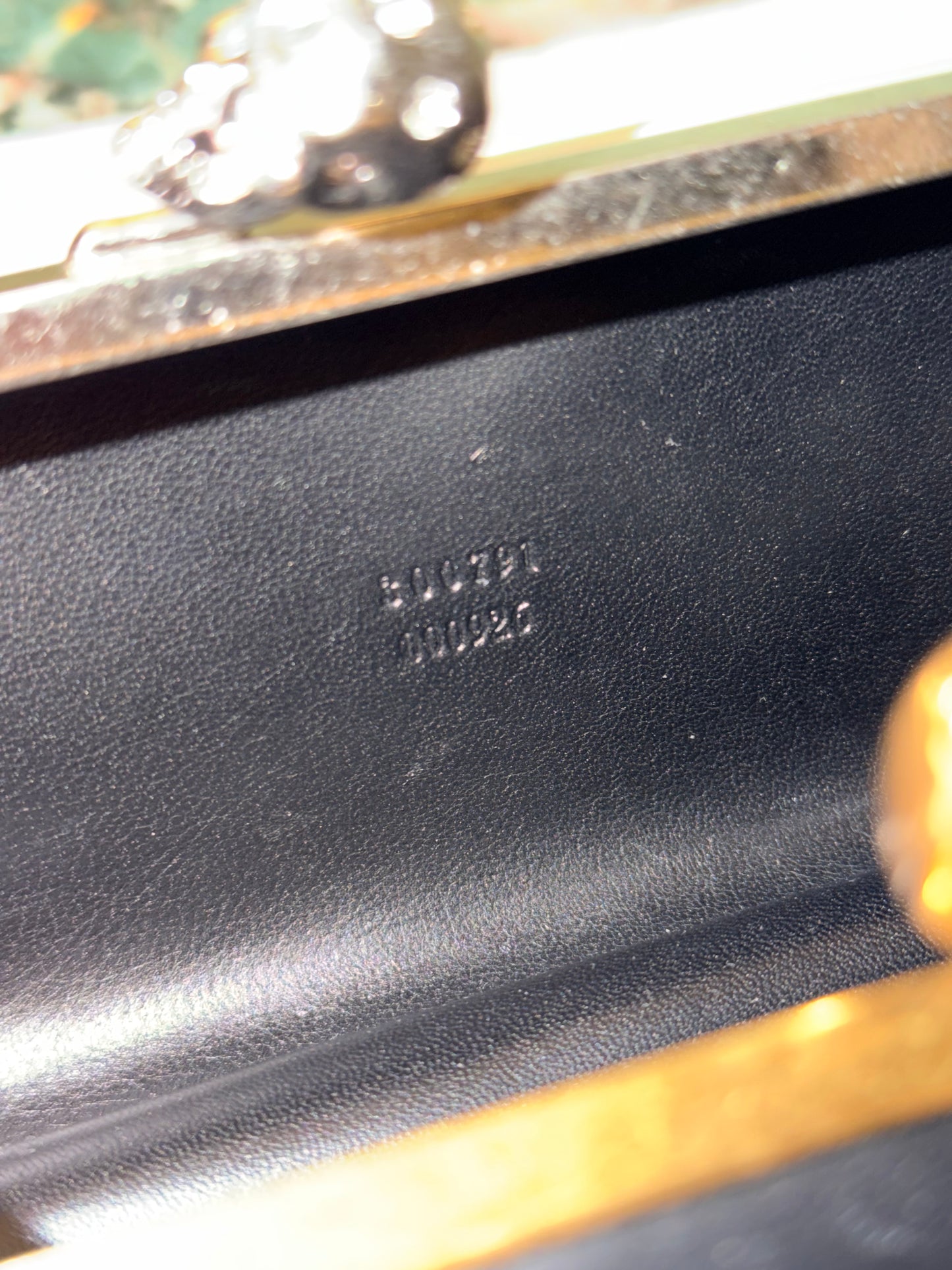 ALEXANDER MCQUEEN BLACK & WHITE SKULL LONG CLUTCH